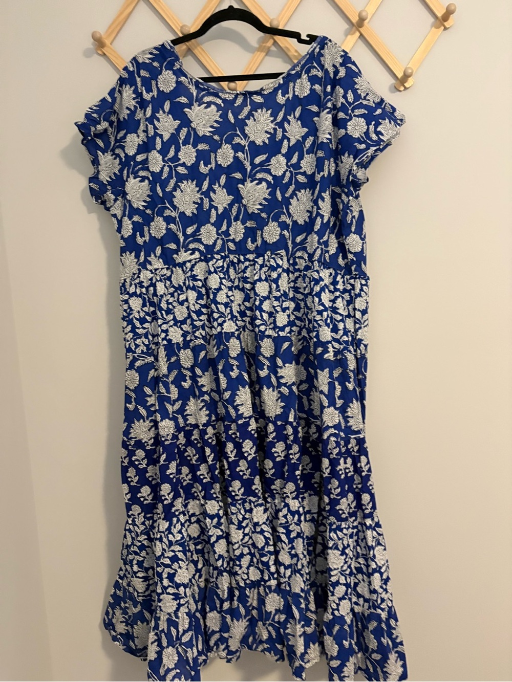 Soft Surroundings Blue Floral Maxi Dress size 3X - Picture 7 of 7